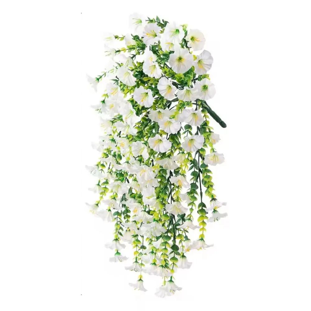 UV Resistant Artificial Morning Glory Flower Hanging Decor