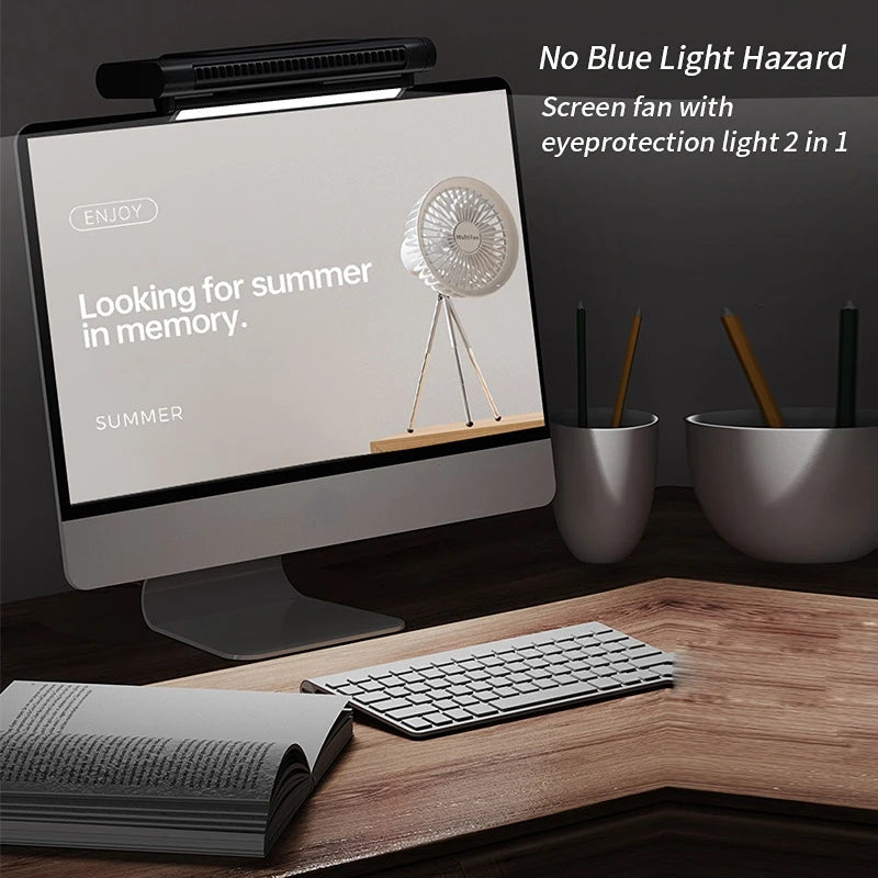 USB Bladeless Fan and Desktop Air Conditioner