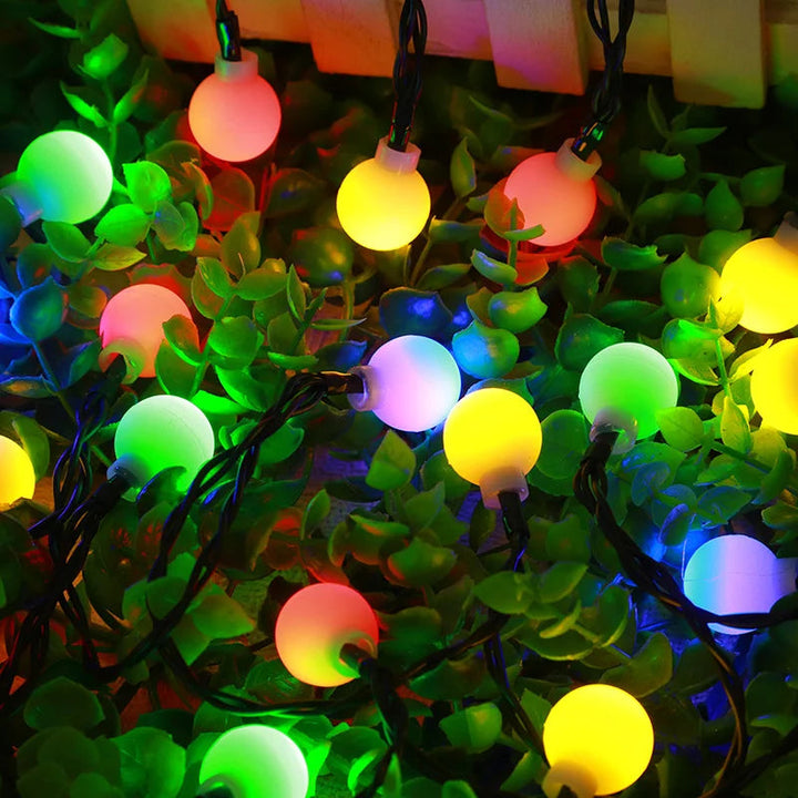 Solar-Powered Fairy Lights For Outdoor Use