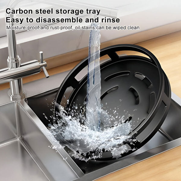 3-Tier Swivel Metal Organizer