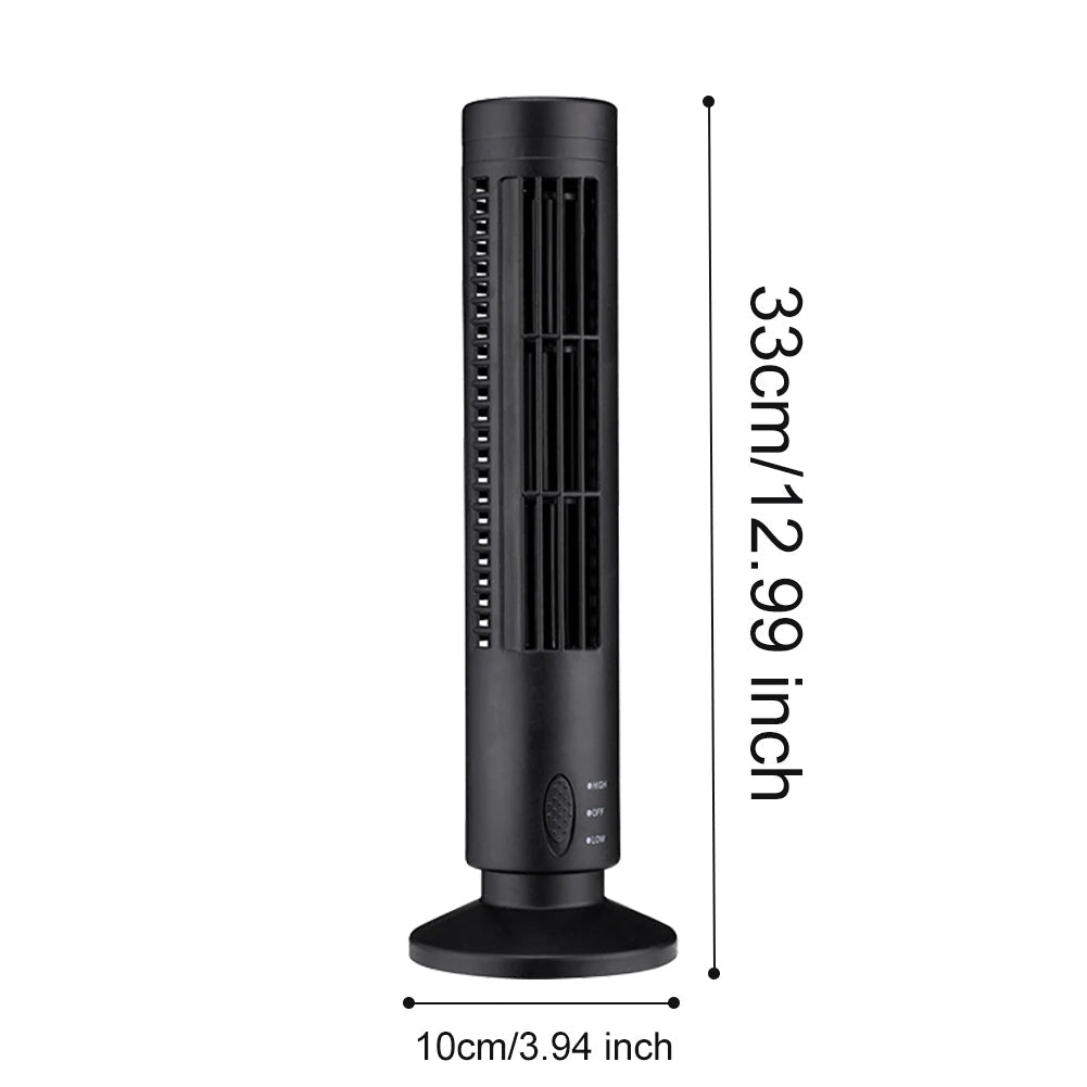 Mini Desktop Air Conditioner with USB Bladeless Cooling