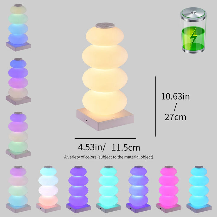 RGB LED Bedside Lamp with Touch Control