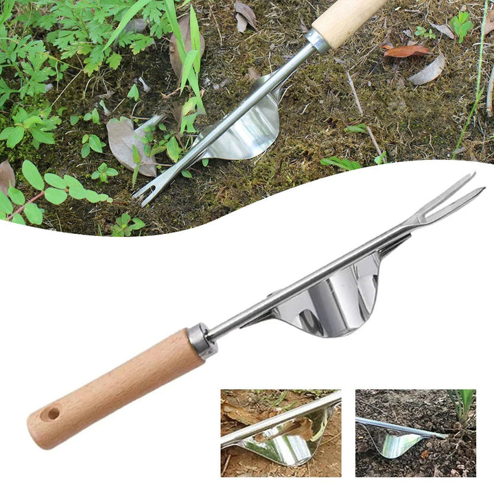 V-Shaped Weed Puller Tool with Long Handle