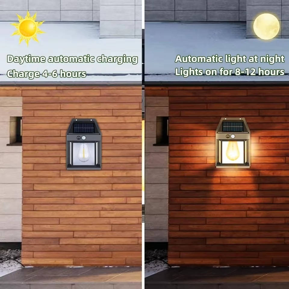 2 Set Solar Wall Lamp Outdoor
