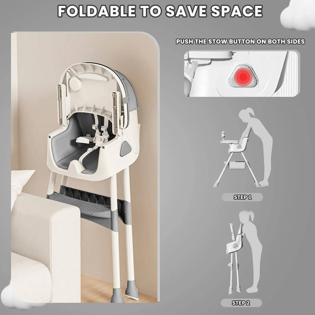 Foldable Baby High Chair