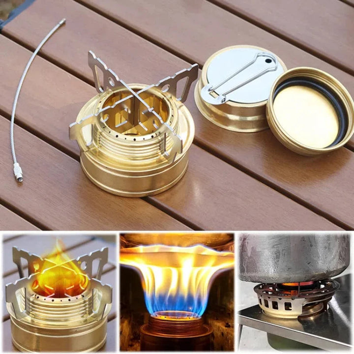 Mini Portable Alloy Camping Stove