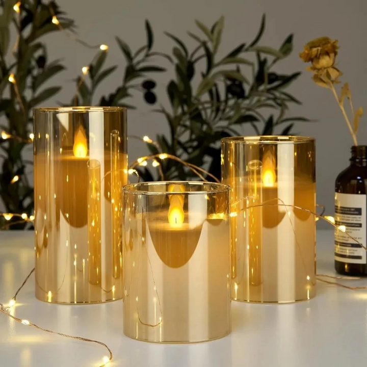 Realistic Flameless Candles With Remote