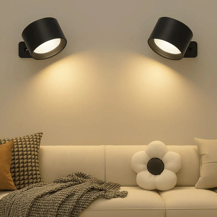 Rechargeable Wall Light with 360° Rotation