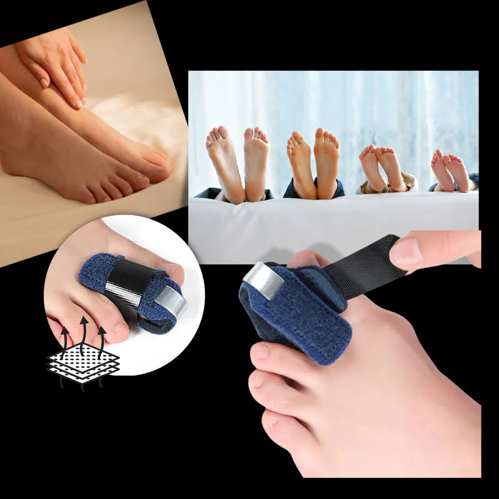 Toe Straightener with Adjustable Support