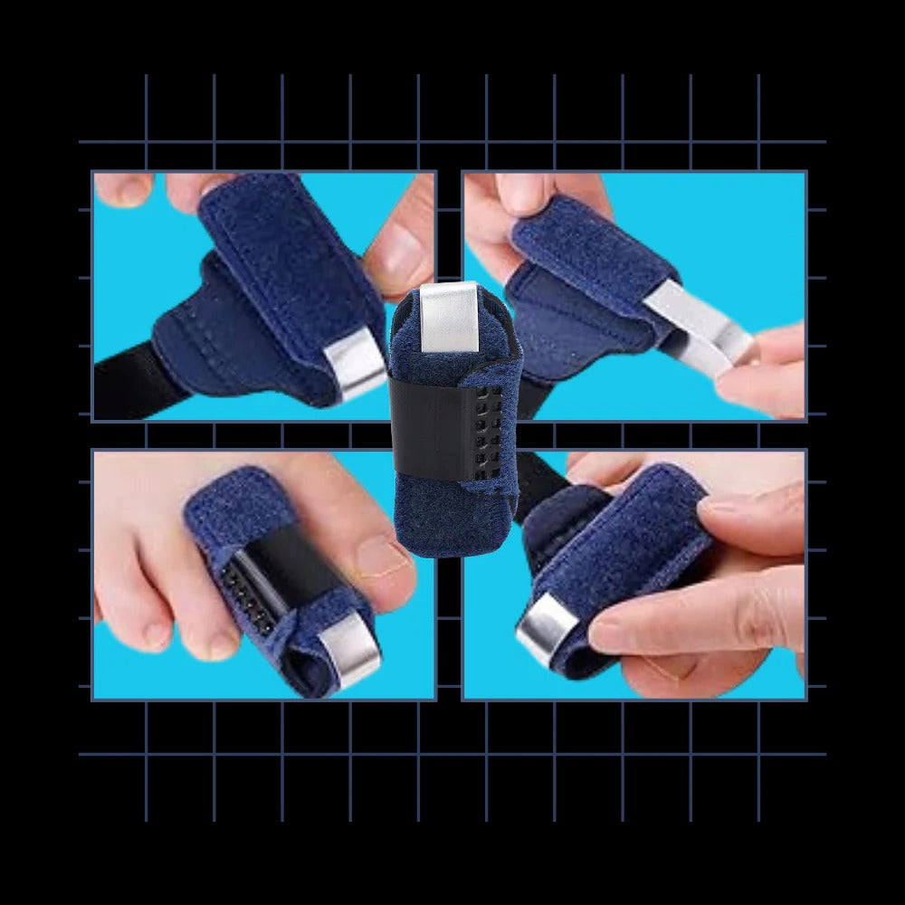 Toe Straightener with Adjustable Support