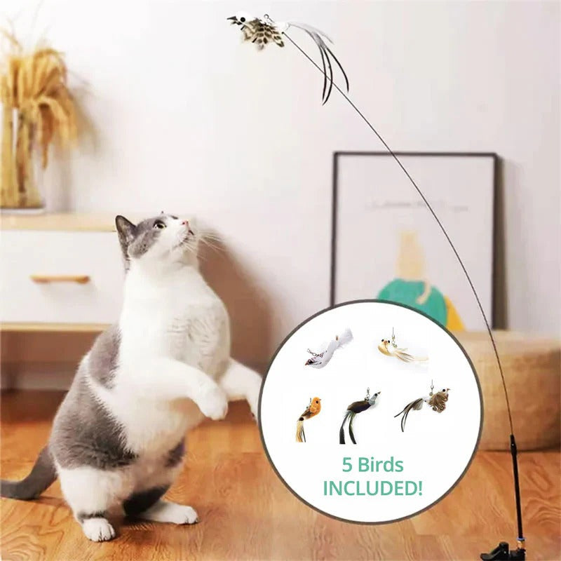 Bird Simulation Toy Set for Cats