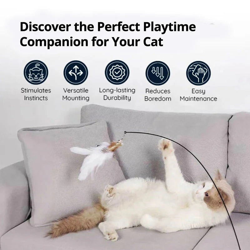 Bird Simulation Toy Set for Cats