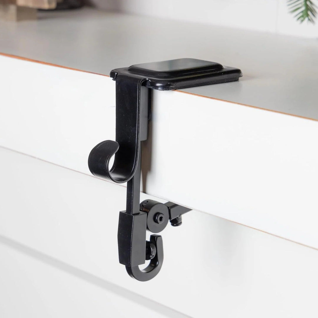Adjustable Fireplace Stocking and Garland Hanger Set