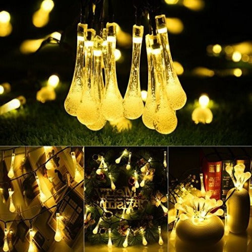 Solar Powered String Lights (15.7FT 20LEDS)