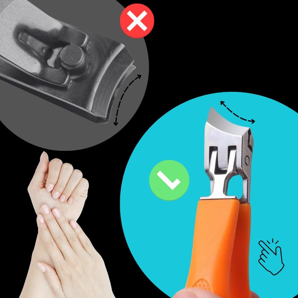 Precision Wide-Jaw Nail Clipper
