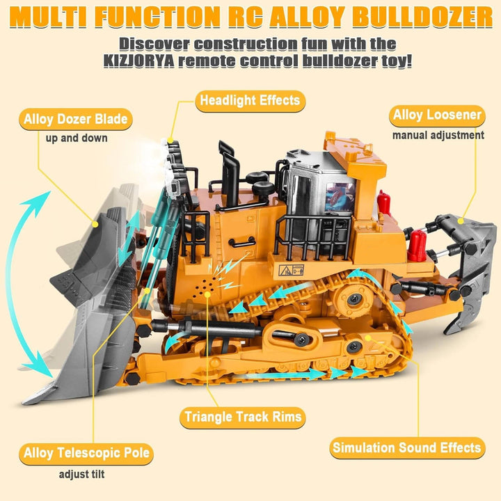 4WD Remote Control Excavator Bulldozer Dump