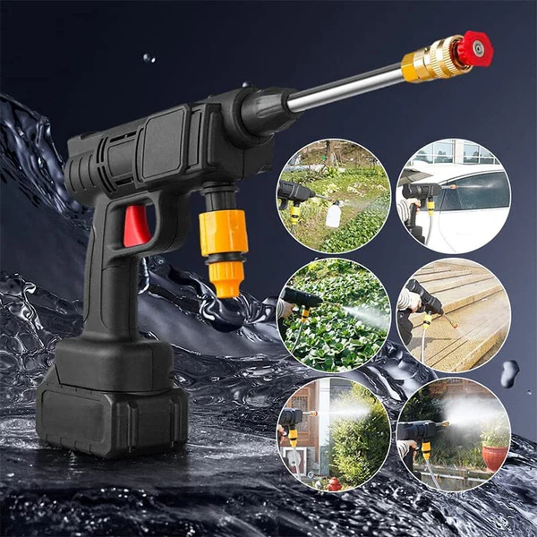 Cordless Portable High Pressure Spray Water Gun Set